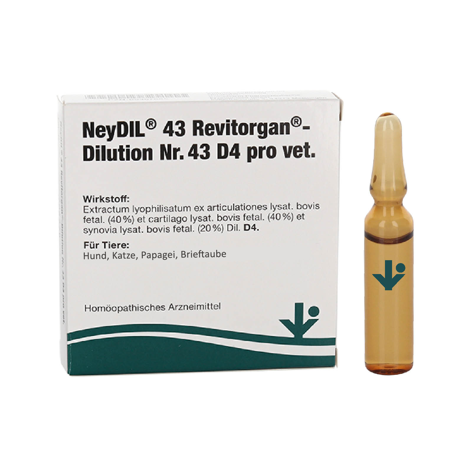 NeyDIL® 43 Revitorgan®-Dilution Nr. 43 D4 pro vet. ; 1 OP